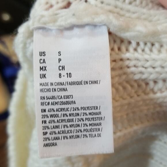 American Eagle Ivory Fair Isle Jegging Sweater - Picture 6 of 6